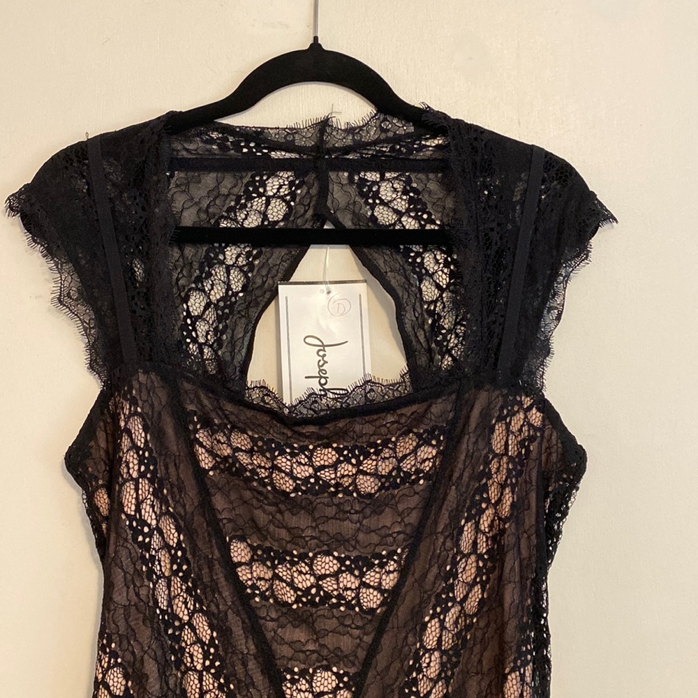Joseph Ribkoff Black Lace Dress